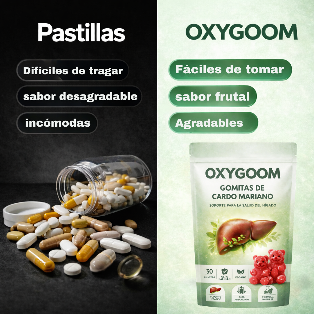 Gomitas blandas de cardo mariano